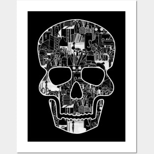 Skull Art Supply Posters and Art